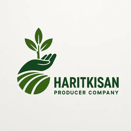 Haritkisan Store agriculture shop logo Indore India